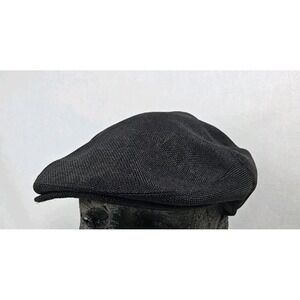 Newhattan‎ Men's Small Flat Cap Newsboy Dark Grey Cap Hat